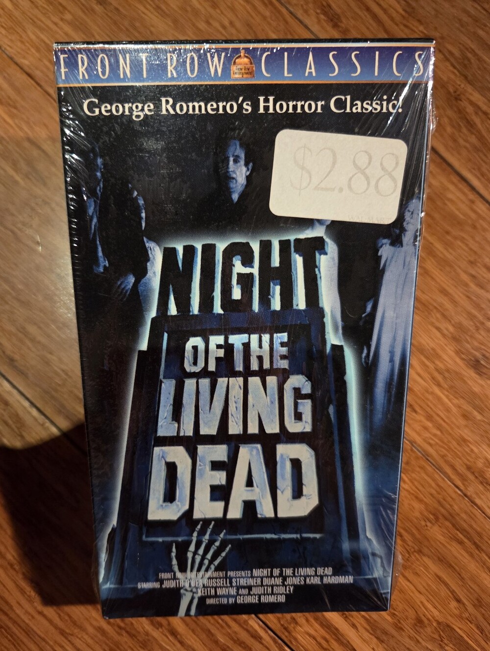 Sealed Night of the Living Dead VHS Front Row Classics George Romero Horror 2001